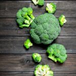 Fresh green broccoli.