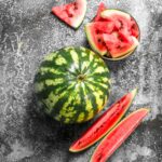 Fresh ripe watermelon.