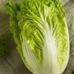 Raw Green Organic Napa Cabbage