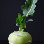 Kohlrabi or french turnip